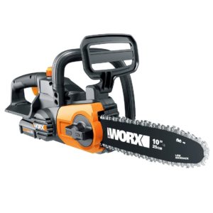 worx cordless chainsaw with 10 inch bar