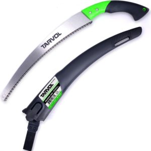 heavy duty pruning saw with sharp 14 inch curved blade
