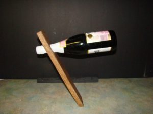 wooden wine bottle holder. cool things to make out of wood