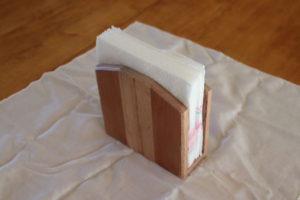 wooden napkin holder.  cool things to make out of wood