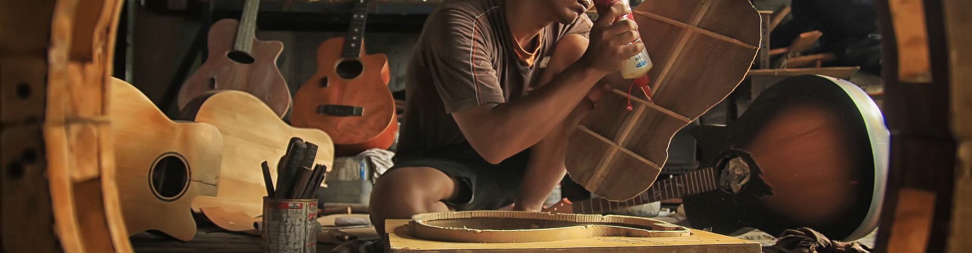 woodworker making items for sale