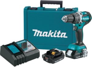 The best Makita Hammer Drill.Makita XPH12R 18V LXT Lithium-Ion Compact Brushless Cordless 1/2" Hammer Driver-Drill Kit